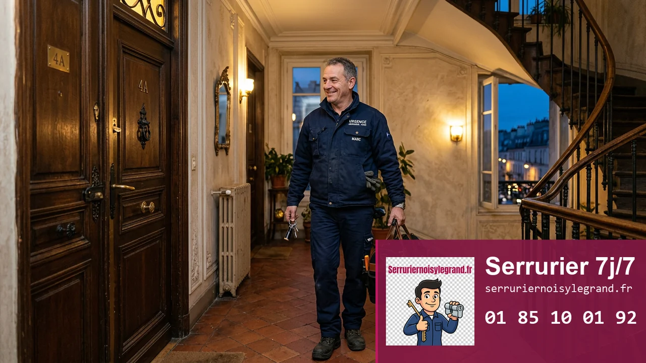 Serrurier en urgence à Noisy-le-Grand : que faire et combien ça coûte