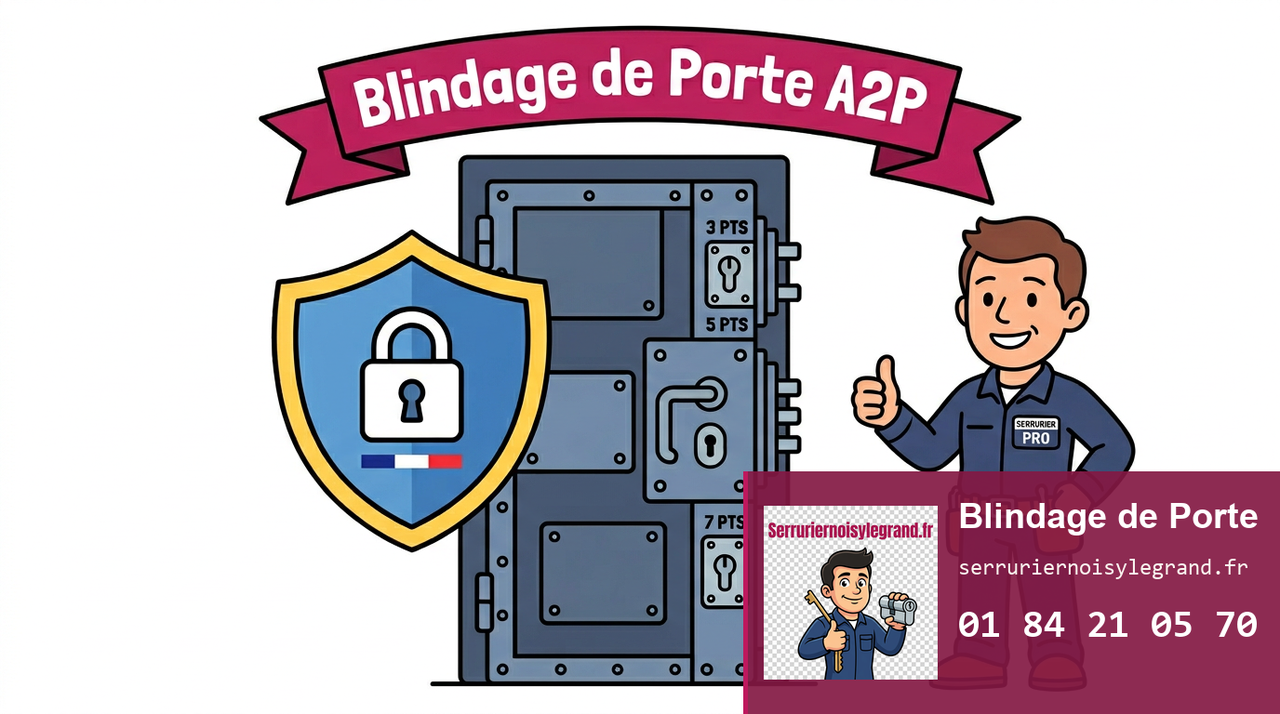 Serrurier Noisy-le-Grand — Blindage de Porte à Noisy-le-Grand (93160)