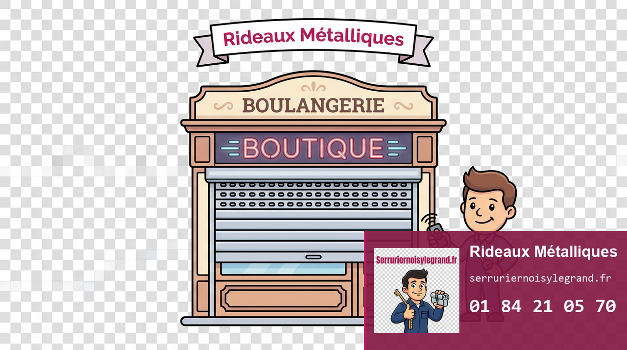 Serrurier Noisy-le-Grand — Rideaux Métalliques à Noisy-le-Grand (93160)
